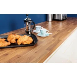 None Golden Oak Kitchen Worktop - Profile Edge - 300 X 60 X 3.8cm -Kitchen Products Store 12816820 1624833225708003