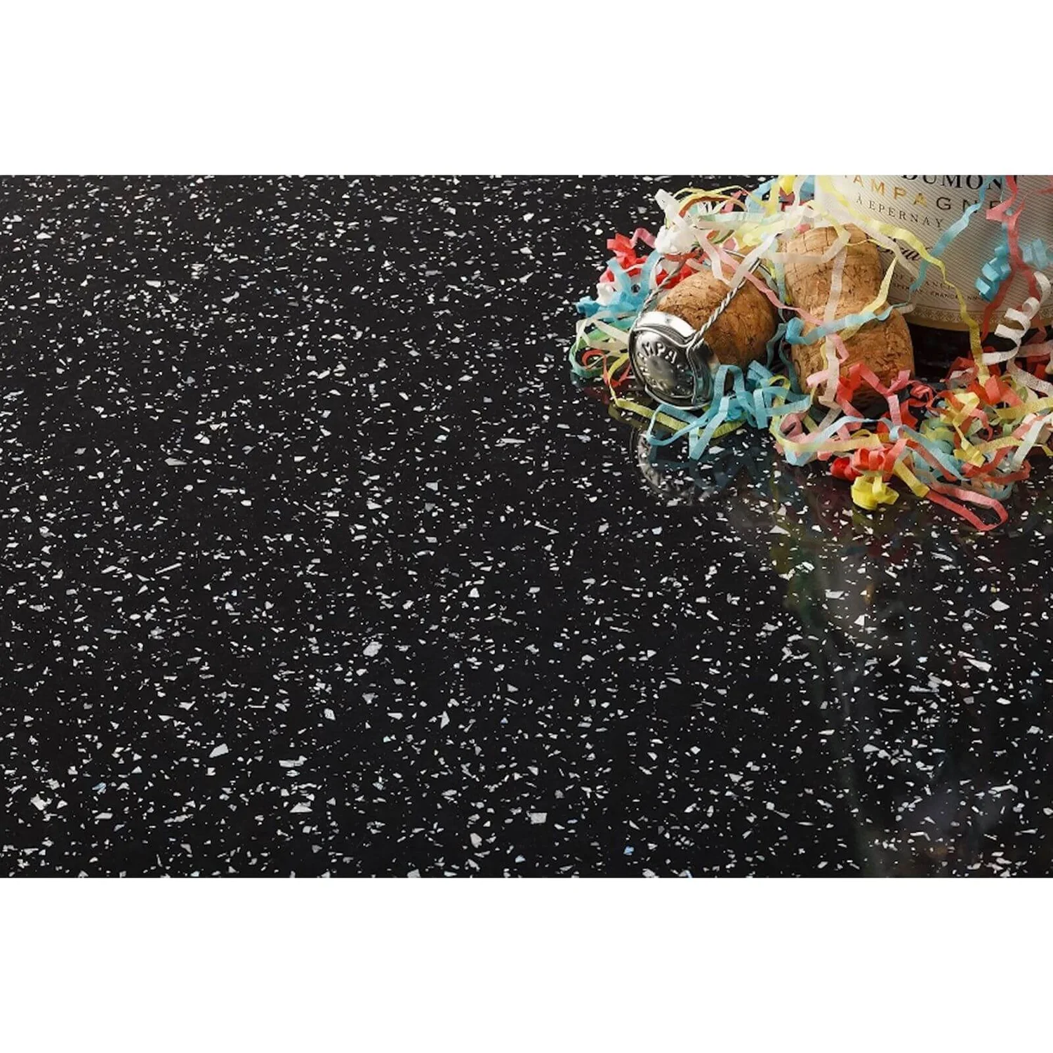 None Caviar Breakfast Bar - Square Edge - 200 X 90 X 3.8cm 4 None Caviar Breakfast Bar - Square Edge - 200 X 90 X 3.8cm - Image 2