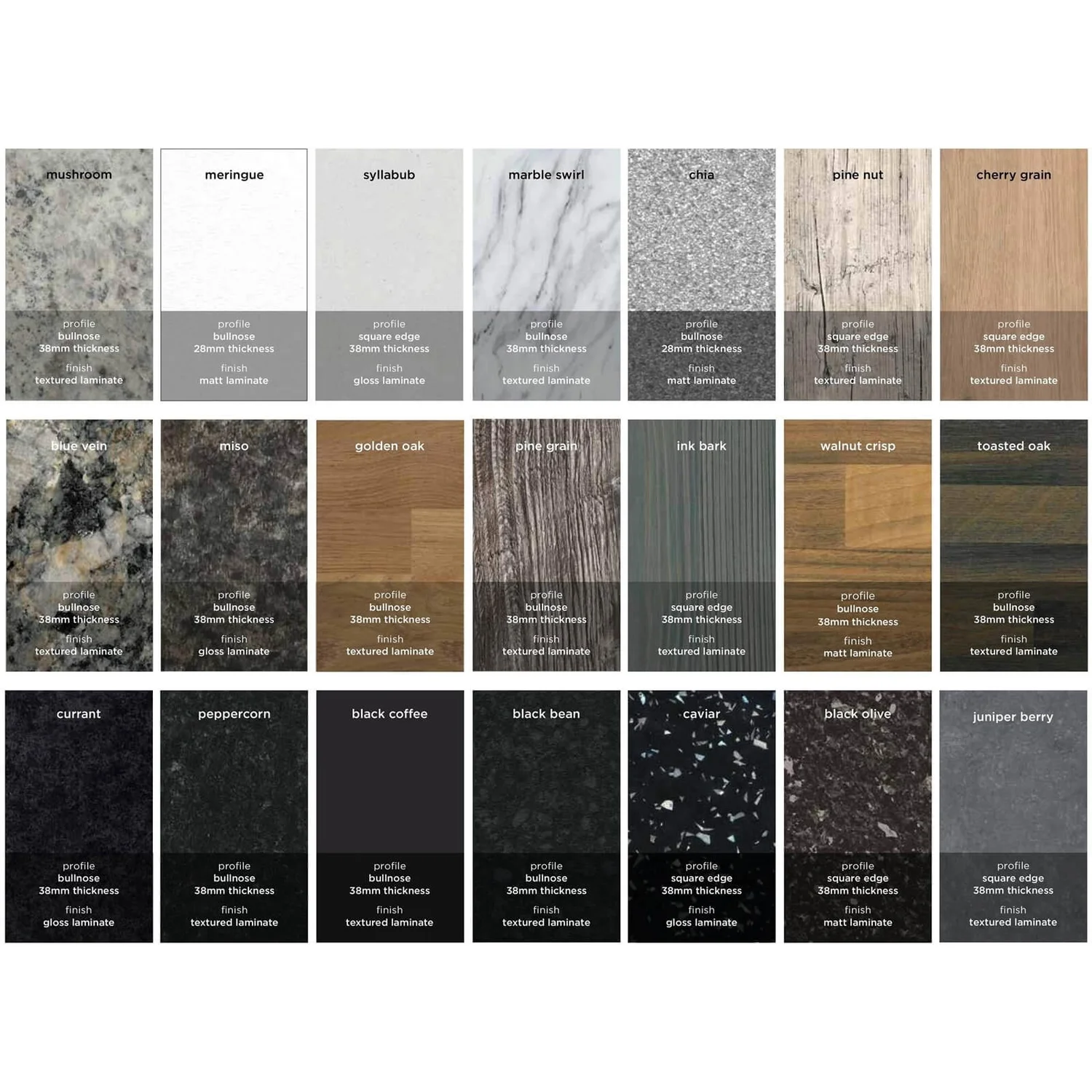 None Caviar Breakfast Bar - Square Edge - 200 X 90 X 3.8cm 7 None Caviar Breakfast Bar - Square Edge - 200 X 90 X 3.8cm - Image 5