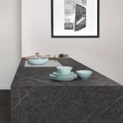 Zenith Cloudy Nova Compact Laminate Upstand - 3000x100x12.5mm -Kitchen Products Store 12834330 6454833167801031