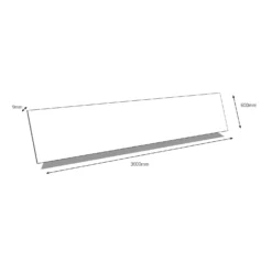 Zenith Cloudy Nova Compact Laminate Splashback - 3000x600x9mm -Kitchen Products Store 12835721 2104832954494791