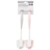 B&M Suction Dish Brushes 2pk - Grey & Blush 1 B&M Suction Dish Brushes 2pk - Grey & Blush -Kitchen Products Store 321988 2pk suction dish brush grey and blush