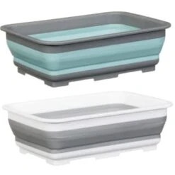 Addis Collapsible Washing Up Bowl - Aqua & Grey 13 Addis Collapsible Washing Up Bowl - Aqua & Grey -Kitchen Products Store 332198 addis collapsible washing up bowl grey and aqua 4