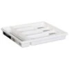Addis Non-Slip Cutlery Tray - White 1 Addis Non-Slip Cutlery Tray - White -Kitchen Products Store 335260 addis non slip cutlery tray white grey 2
