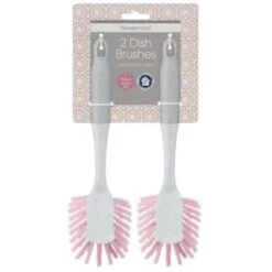 B&M Dish Brushes 2pk - Blush 12 B&M Dish Brushes 2pk - Blush -Kitchen Products Store 345628 2 printed dish brushes blush 3