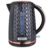 Goodmans Textured Kettle 1.7L - Black & Rose Gold -Kitchen Products Store 354906 goodmans black and rose gold textured kettle 1 7l