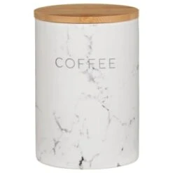 B&M Marble Effect Kitchen Canisters 3pc -Kitchen Products Store 356820 storage canisters marble effect coffee