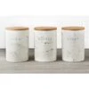 B&M Marble Effect Kitchen Canisters 3pc 2 B&M Marble Effect Kitchen Canisters 3pc -Kitchen Products Store 356820 storage canisters marble effect tea coffee sugar main