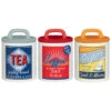 B&M Retro Canister Set 3pc 2 B&M Retro Canister Set 3pc -Kitchen Products Store 356953 storage canisters retro tea coffee sugar 2
