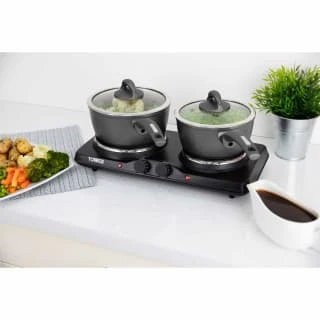 Tower Stainless Steel Double Hot Plate 5 Tower Stainless Steel Double Hot Plate - Image 3