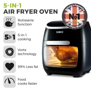 Tower 5-in-1 Air Fryer Oven 11L 14 Tower 5-in-1 Air Fryer Oven 11L - Image 12