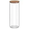B&M Tall Storage Container With Bamboo Lid -Kitchen Products Store 368019 round storage container with bamboo lid 1750ml