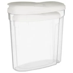 B&M Cereal Storage Container Set 2pk - White -Kitchen Products Store 368613 cereal storage set 2 pk white 2