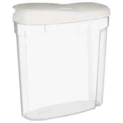 B&M Cereal Storage Container Set 2pk - White -Kitchen Products Store 368613 cereal storage set 2 pk white 3