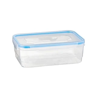 B&M Clip Top Food Containers 4pk - Blue 6 B&M Clip Top Food Containers 4pk - Blue - Image 4