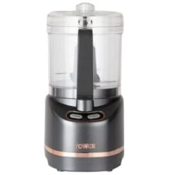 Tower Compact Food Processor 400ml - Grey & Rose Gold -Kitchen Products Store 371731 tower compact food processor