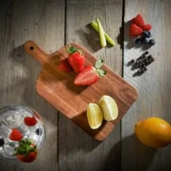 B&M Mini Acacia Wood Serve Boards 2pk -Kitchen Products Store 375102 2pk mini acacia wood serve boards