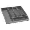 Addis Cutlery Drawer Organiser - Grey -Kitchen Products Store 380148 addis eco drawer organiser grey