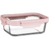 B&M Pink Glass Food Container - Large 1 B&M Pink Glass Food Container - Large -Kitchen Products Store 380659 glass food container pink large 2