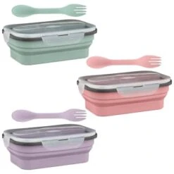 B&M Collapsible Lunch Box - Sage 13 B&M Collapsible Lunch Box - Sage -Kitchen Products Store 383522 collapsible lunch box 4