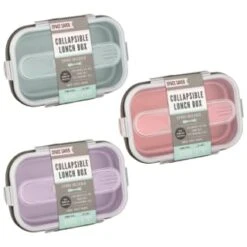 B&M Collapsible Lunch Box - Sage 12 B&M Collapsible Lunch Box - Sage -Kitchen Products Store 383522 collapsible lunch box group