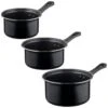 Simply Everyday Sauce Pan Set 3pk 1 Simply Everyday Sauce Pan Set 3pk -Kitchen Products Store 383599 3 sauce pan set group