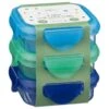 Simply Kids Clip Lock Tubs 3pk - Blue & Green -Kitchen Products Store 385227 3pk simply kids clip lock tubs