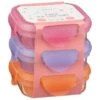 Simply Kids Clip Lock Tubs 3pk - Pink & Purple -Kitchen Products Store 385228 3pk simply kids clip lock tubs