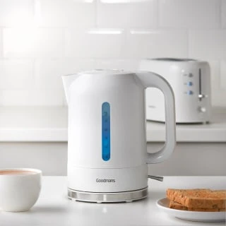 Goodmans Plastic Kettle - White 4 Goodmans Plastic Kettle - White - Image 2