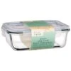 B&M Large Eco Glass Clip Lock Food Container -Kitchen Products Store 388506 large glass clip lock food container