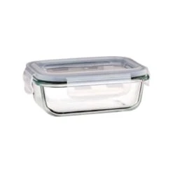 B&M Small Eco Glass Clip Lock Food Container -Kitchen Products Store 388507 small glass clip lock food container 2