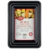 Betty Crocker Non-Stick Roasting Tins 3pc 1 Betty Crocker Non-Stick Roasting Tins 3pc -Kitchen Products Store 388524 set of 3 non stick roasting tins