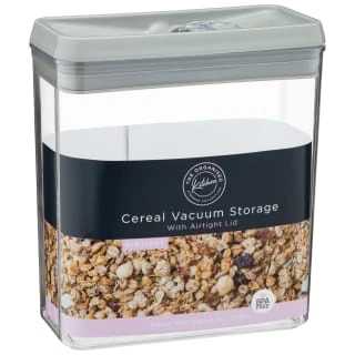 B&M Cereal Vacuum Storage Container - Grey 3 B&M Cereal Vacuum Storage Container - Grey