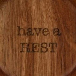 B&M Acacia Spoon Rest -Kitchen Products Store 390141 acacia spoon rest 3