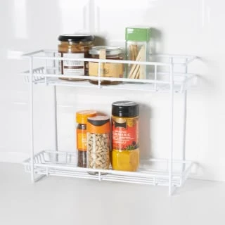 Simply Everyday Two Tier Spice Rack 4 Simply Everyday Two Tier Spice Rack - Image 2