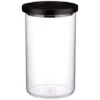 B&M Canister With Airtight Wooden Lid 750ml 2 B&M Canister With Airtight Wooden Lid 750ml -Kitchen Products Store 394622 0 75l canister with black lid 2